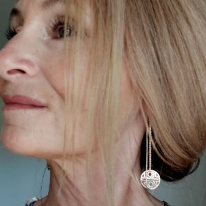 Boucles d'oreille Les Maldives Plaqué or